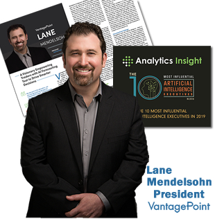 Lane Mendelsohn President of Vantagepoint AI Selected as Top 10 Most Influential AI Executives