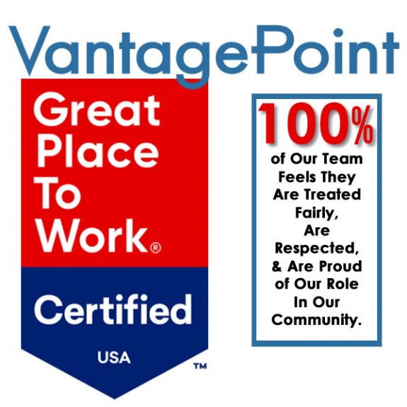 Vantagepoint AI is Great Place to Work Certified