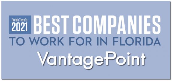 Vantagepoint AI Recognized As A Top 100 Place to Work by Florida Trend Magazine