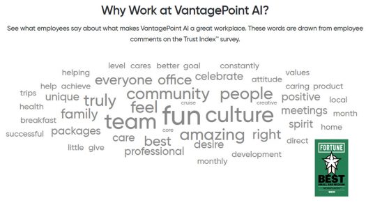 Why people love working at Vantagepoint AI